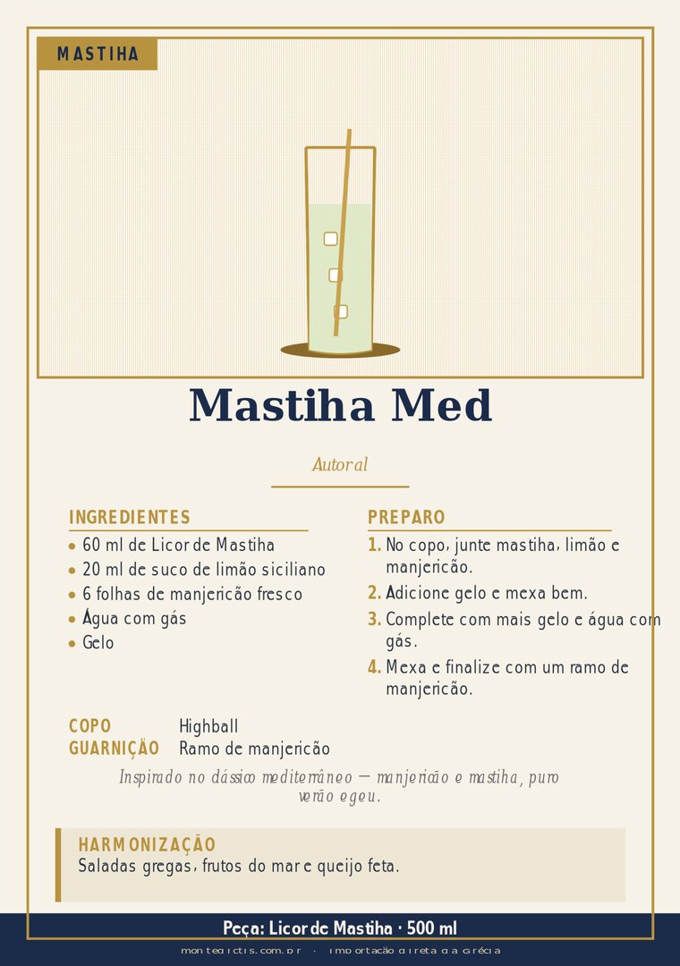 Coquetel Mastiha Med